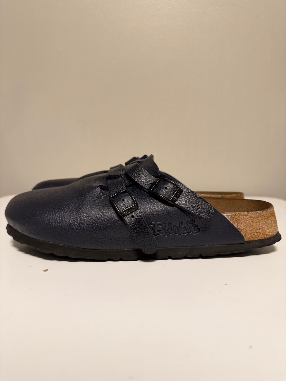 Birkenstock Birki's Camden Closed Toe Clogs Navy Blue Women’s US 8-8.5 Medium
